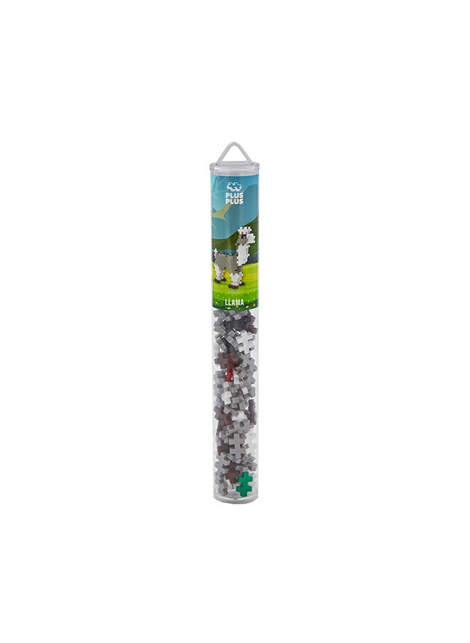 Plus-Plus - Llama 100 Pcs Tube Building Bricks, Mixed, Standard - Image 1