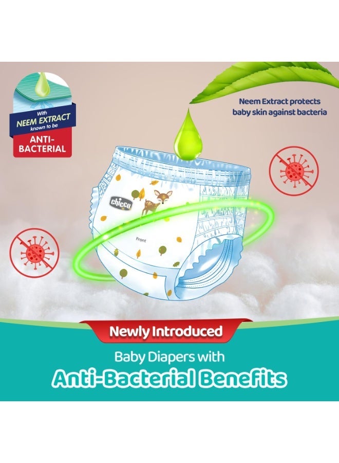 Chicco Comfy-Pro Pant Style Baby Diapers | Anti-bacterial benefits | Ultra Soft & 12hrs protection | Wetness indicator & Disposing Tapes - XL, 36 Count, 12-17 Kg - Image 2