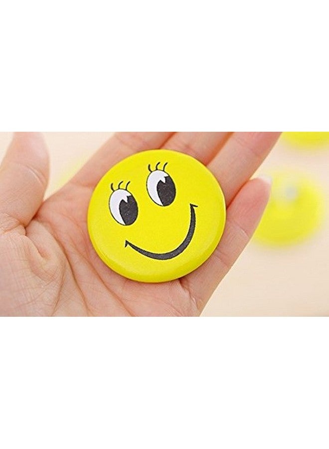 Akki World Multicolour Smiley Emoji Expressions Badge Pins -Set of 30 - Image 2