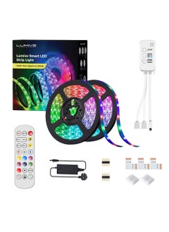 LUMIVE Lumive Smart RGB LED Strip Lights, Alexa Compatible Waterproof LED Lights (10M WiFi Smart RGB Led Strip Lights)  - Image 1