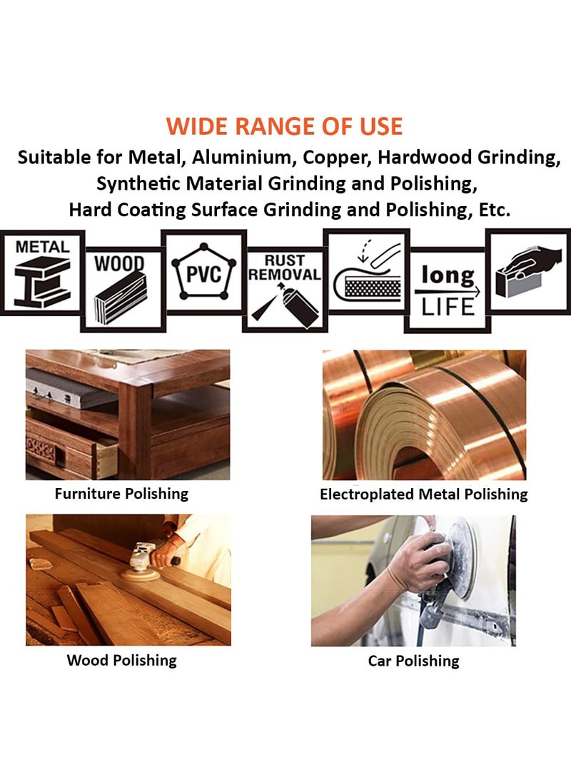 Harden Harden 10 Sheets Abrasive Silicon Carbide Sand Paper WetDry Waterproof 80 120 240 400 800 Grit for Automotive Sanding Metal Polishing Wood 230mmX280mm  - Image 3