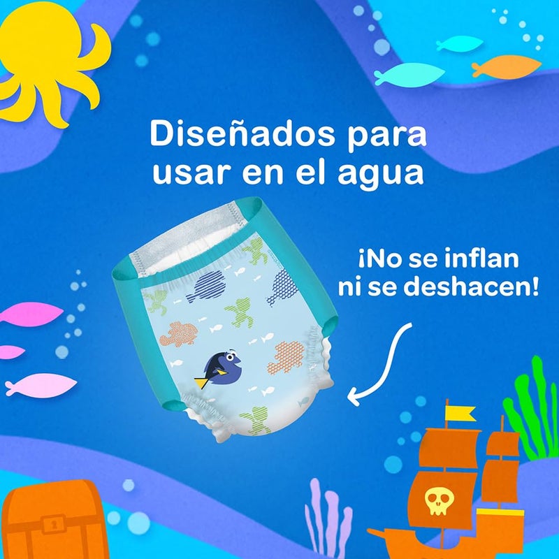 Huggies Little Swimmers Diapers - Large - 10 Ct - Unisex - Image 2