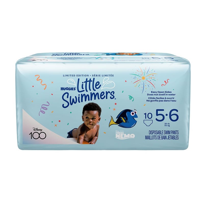 Huggies Little Swimmers Diapers - Large - 10 Ct - Unisex - Image 1