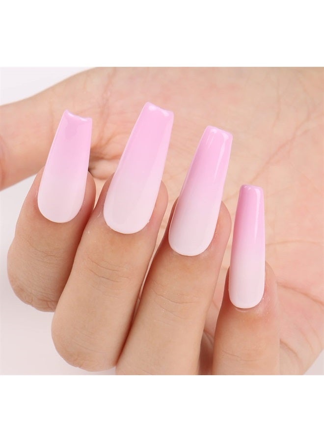Soak Off U V LED Milky Pink Gel Nail Polish - Gardenia Jasminoides Ellis (118) 10ml