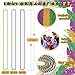 EOBOH 72PCS Mardi Gras Beads Throws Mardi Gras Green Purple Gold Metallic Beads Necklaces Accessories Bulk Mardi Gras Beads Necklace Costumes for Parade Throws Party Decorations Favor Supplies - Image 4
