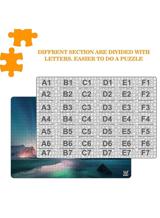 Webby Aurora Borealis Jigsaw Puzzle | Best Gift For Teenager | Fun And Challenging | Puzzle For Adult And 14+ Kids, 1000 Pcs Puzzle - Image 3