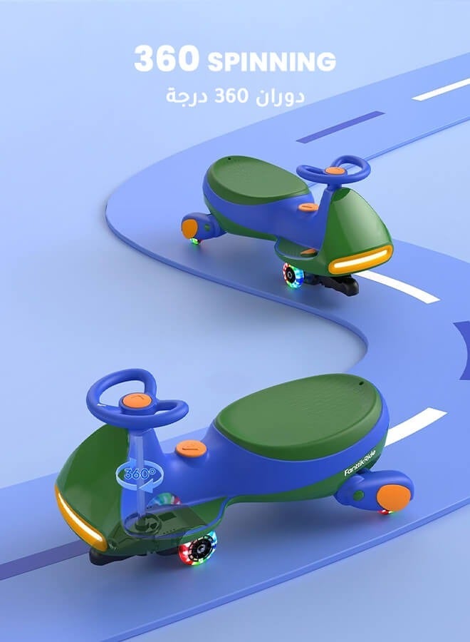 Riolio 2-in-1 Electric Wiggle Car | Elegant Design · Smart Bluetooth Music · Comprehensive Safety Protection - Image 4