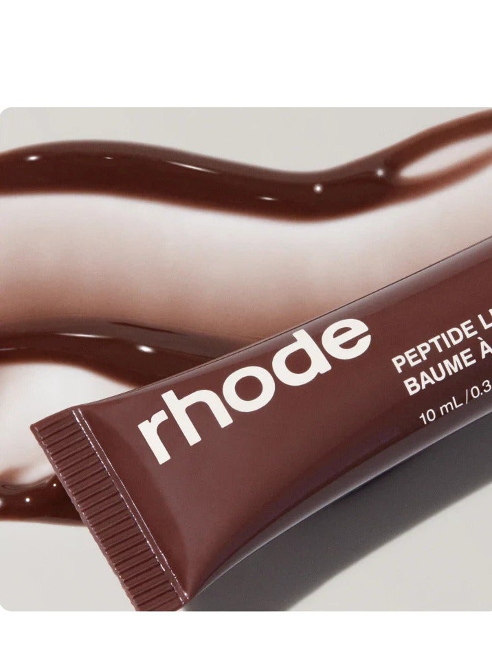 Rhode iPhone 16 Pro Silicone Lip Holder for Cell Phone, Lip Gloss Adhesive Sleeve for Phone, Lip Holder Stick-on Phone Case, Back Stick On Holder for Rhode iPhone 16 Pro Phones Case（Espresso） - Image 5