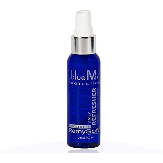 RemySoft BLUEMAX DAILY REFRESHER - SAFE FOR HAIR EXTENSIONS, WEAVES AND WIGS - SALON FORMULA LEAVE-IN CONDITIONER - UNSCENTED - Image 1