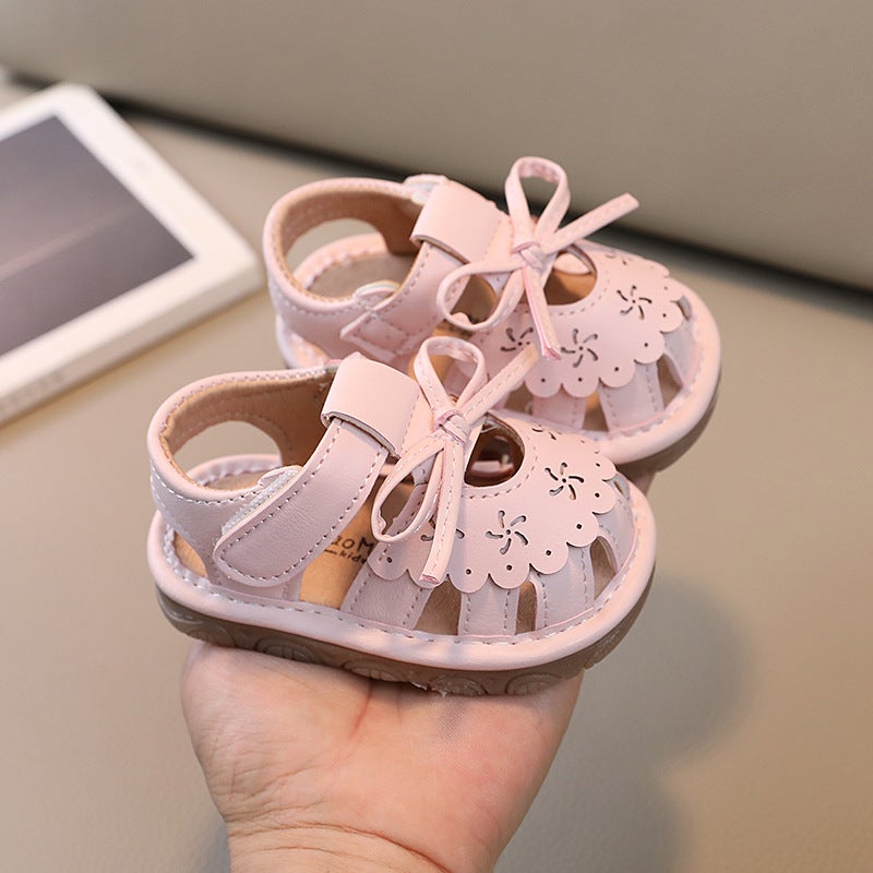 Summer Baby Girl Sandals Toddler Anti-Slip Princess Shoes Pink
