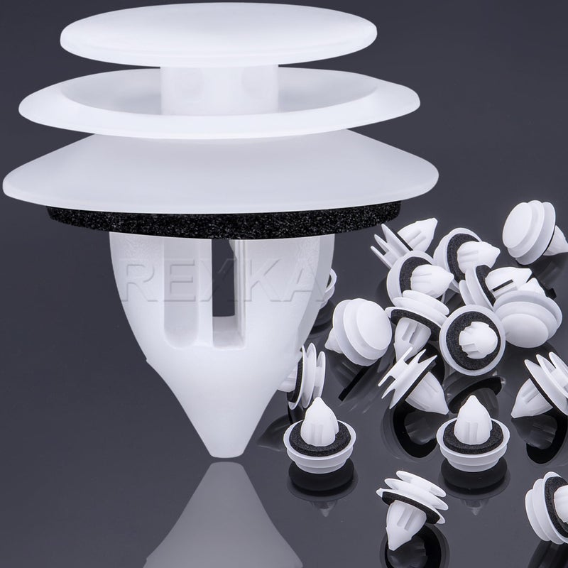 Rexka 20pcs Door Trim Panel Clips Fastener Rivet GJ6R68ABX for Mazda Miata RX8CX9 Mazda 3 Mazda 5 Mazda 6 MazdaSpeed6