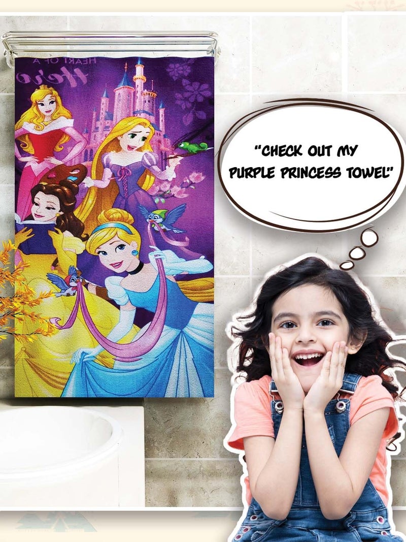 Athom Trendz Athom Living Disney Princess Kids Bath Towel 360 GSM 60x120 cm - Image 2