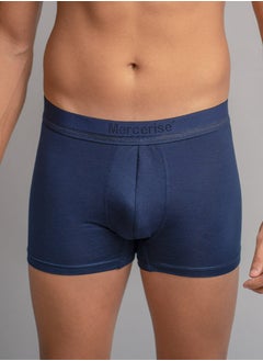 COTTONIL Mercerise Navy Blue Boxer Underwear For Men  - Image 1