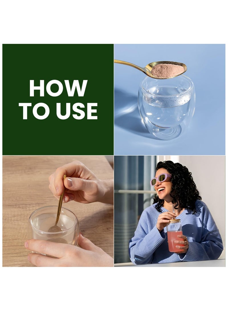 هيربال ماكس مُعزِّز كولاجين نباتي ١٠٠٪ - ٣٩٠ غرام | مُكمِّل غذائي للشعر والبشرة والأظافر والمفاصل | مُعزِّز كولاجين نباتي مع فيتامين سي وحمض الهيالورونيك | عبوة من قطعتين - Image 5