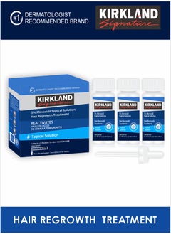 Kirkland Signature Minoxidil 5% Hair Loss Solution for Men – 3-Month Pack for Thicker Hair  - Image 3