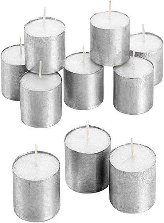 FIVON Long Burning Diwali Candles for Home Decor and Celebrations Festival | Wax Candles Approx 9 Hour Burning Time | Home Decoration Smokeless Wax Candles Tealight - Set of 20 - Image 2