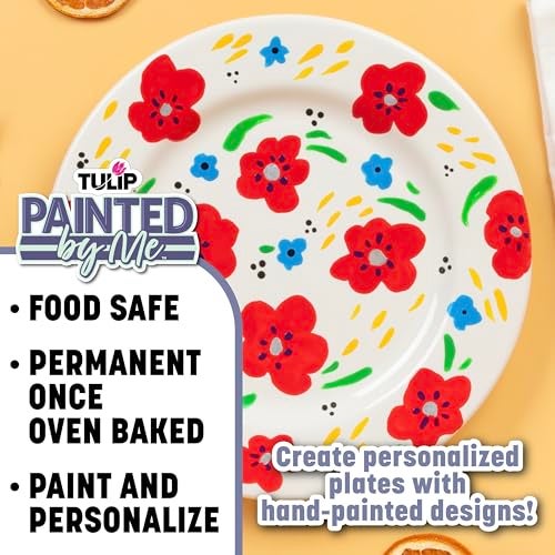 Tulip Mugs Bake at Home Ceramic Painting Kit, 4 fl oz, White - Image 5
