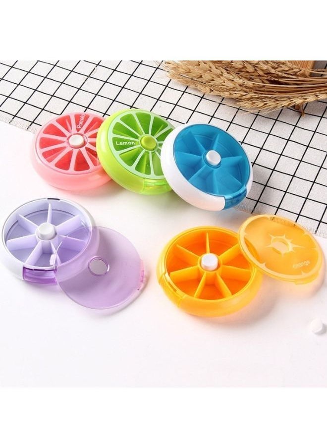 Generic Cute Fruit Shape  Round Medication Box -Multicolor  - Image 5