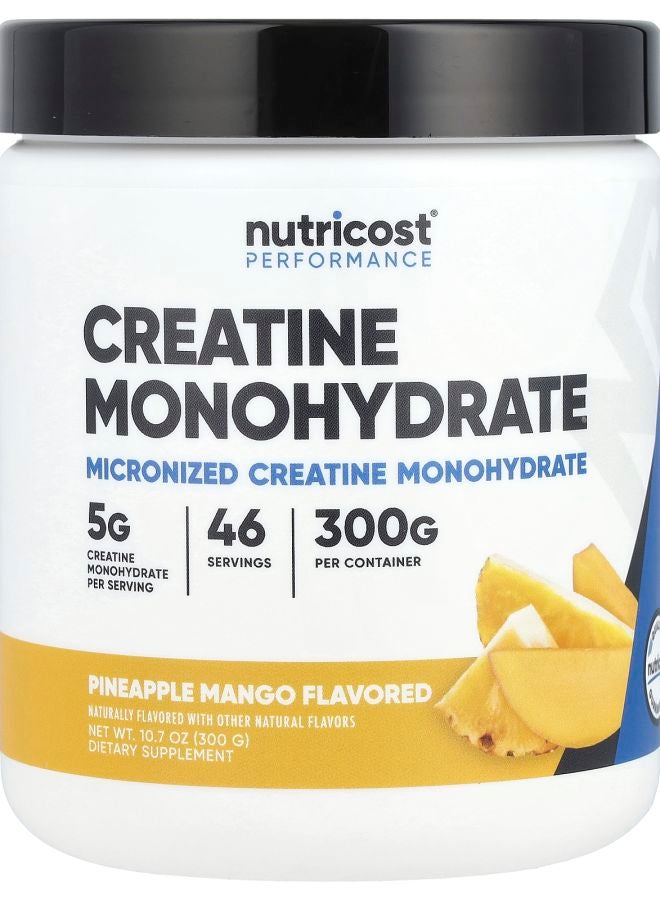 Nutricost Creatine Monohydrate Pineapple Mango  10.7 oz (300 g)