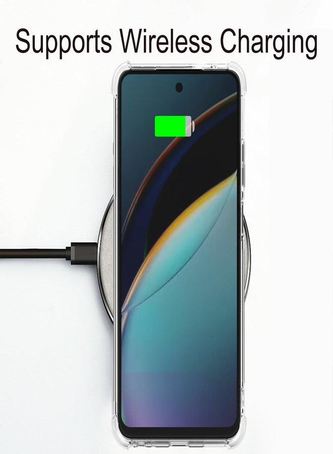 أوسوفر جراب شفاف لهاتف موتورولا موتو جي 5G 2024: مزود بواقي شاشة عدد 2، زوايا معززة، مصنوع من مادة TPU المرنة الماصة للصدمات. - Image 5