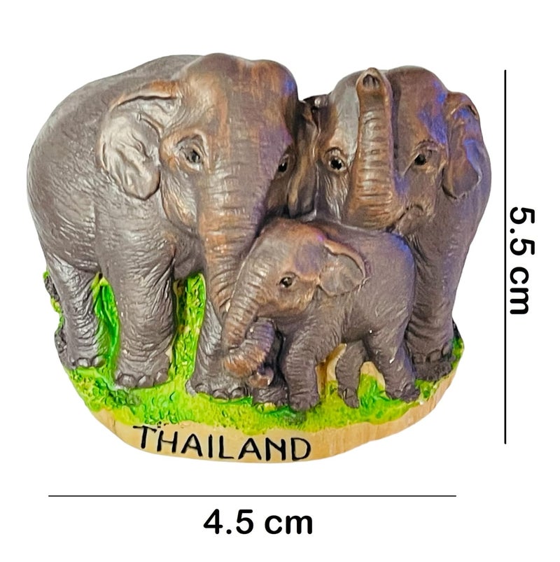Krisah Thailand 3D Fridge Magnets Decorative Travel Souvenir Resin Brown - Image 3