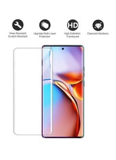 RINCO Screen Protector for Motorola Edge 40 Pro/ Oppo Reno 10/Reno 10 Pro /Reno 9/Reno 9 Pro , 2 Pack [Case Friendly] Full Coverage Soft TPU HD Shatterproof Protector Film Anti-Fingerprint Anti-Scratch Screen Cover  - Image 2