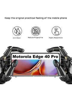 RINCO Screen Protector for Motorola Edge 40 Pro/ Oppo Reno 10/Reno 10 Pro /Reno 9/Reno 9 Pro , 2 Pack [Case Friendly] Full Coverage Soft TPU HD Shatterproof Protector Film Anti-Fingerprint Anti-Scratch Screen Cover  - Image 4