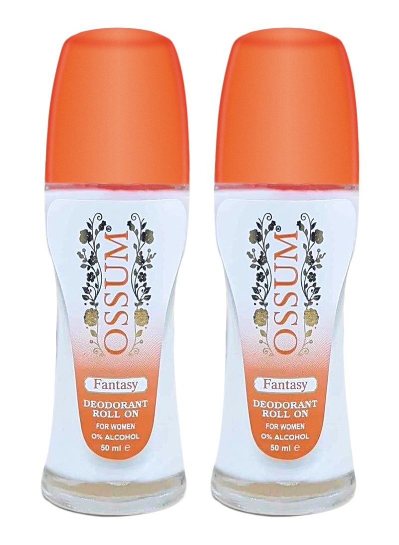 أوسوم مزيل العرق رول أون 50 مل – فانتاسي - 2 حبة