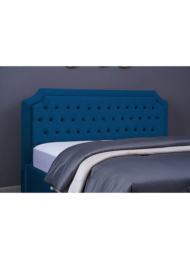 Pan Home Andromeda Headboard Velvet Blue 200x125 cm  - Image 1