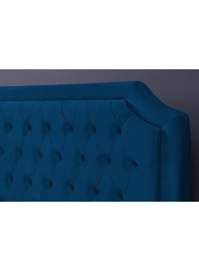 Pan Home Andromeda Headboard Velvet Blue 200x125 cm  - Image 3