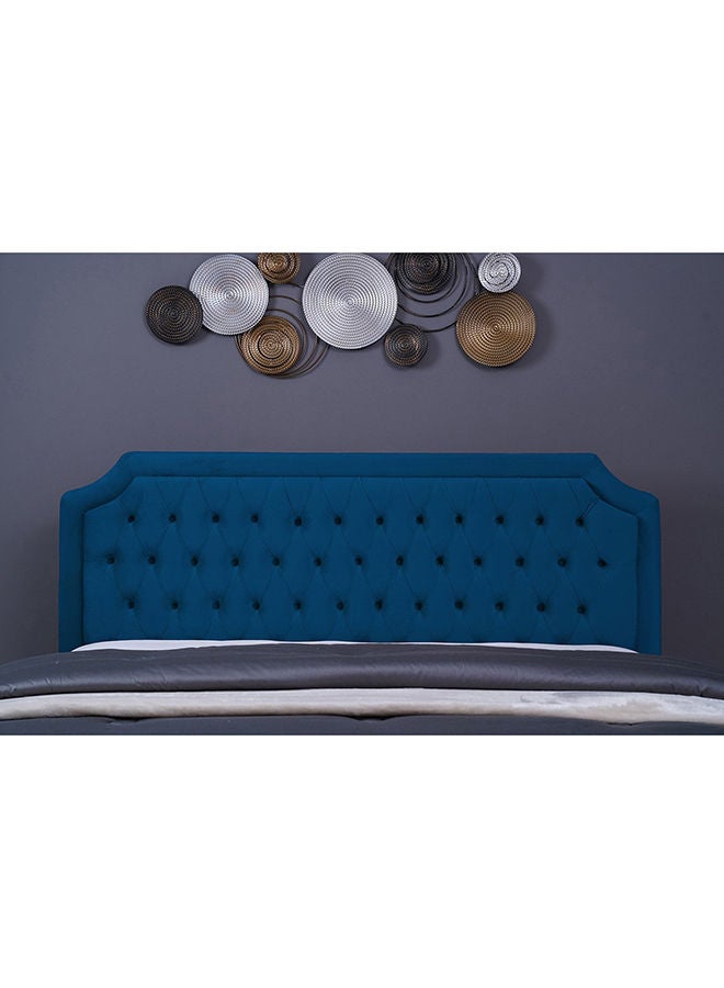 Pan Home Andromeda Headboard Velvet Blue 200x125 cm  - Image 2