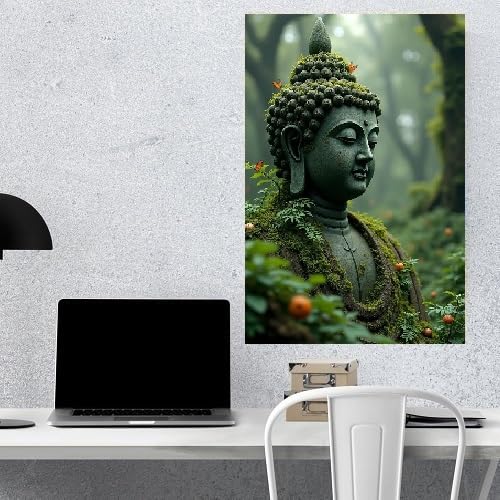 Fliptic Lord Buddha Religious Wall Decor Poster for Home and Office (300 GSM Paper, 12 x 18 Inch, Multicolour) (Design 7, 12 x 18 Inch) - Image 2