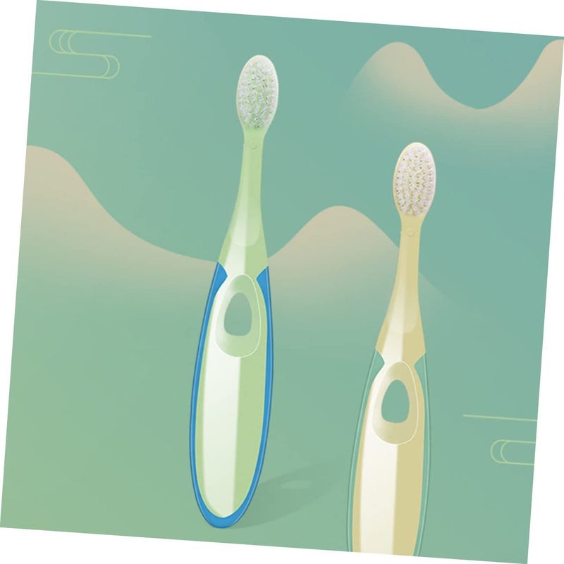 SUPVOX Soft Toothbrush Set Gentle Clean Ergonomic Handle 4 Pack - Image 5