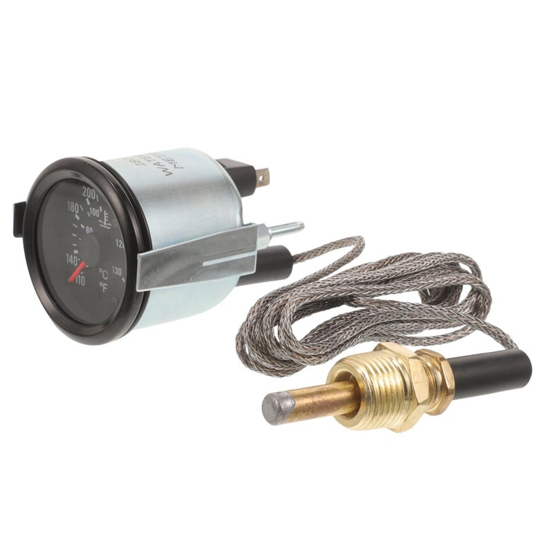 Mechanical Water Temperature Gauge Sensor Kit Dual Scale Easy Installation Automotive Engine - Image 2
