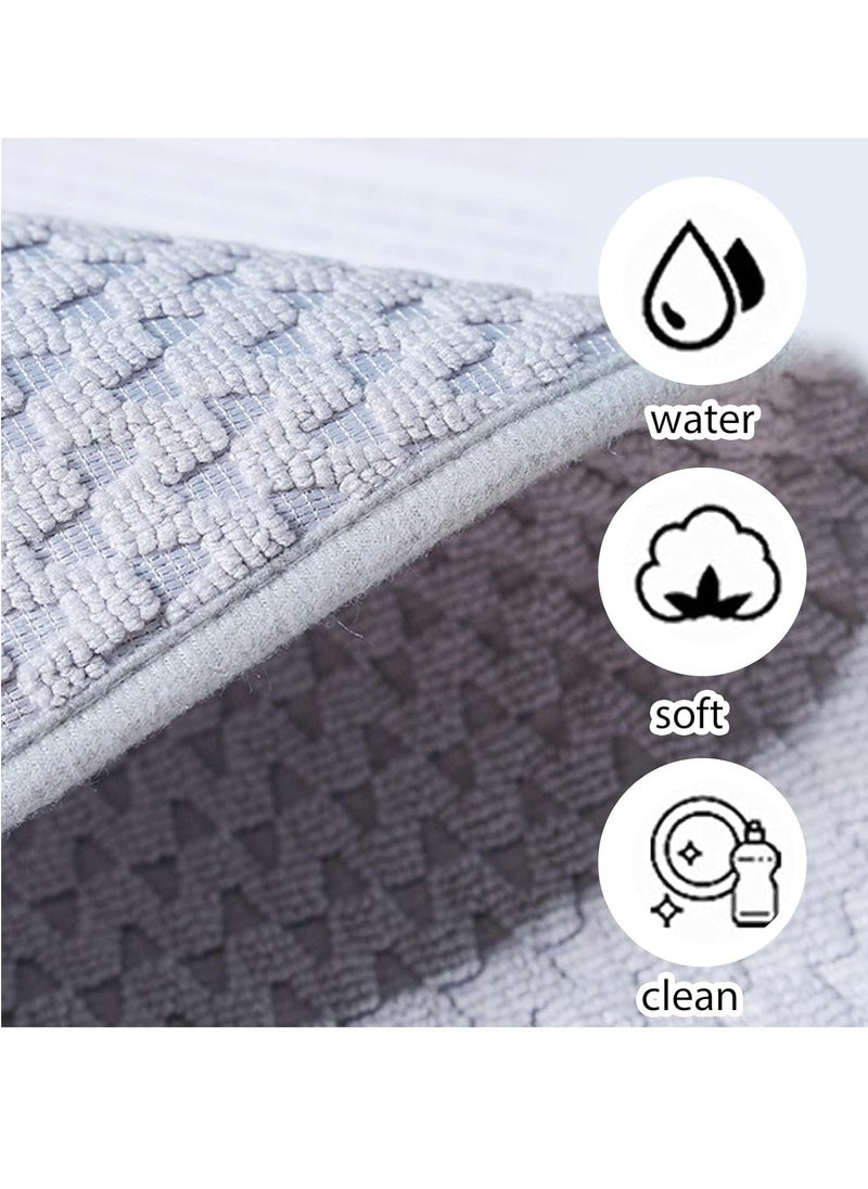 Excefore - Dish Drying Mat for Kitchen Counter: 2 Pack 24 X 17 Inch Microfiber Dish Drying Mat, Absorbent Dish Drying Pads, Dish Drying Mat with Non-slip Rubber Backed for Countertops, Sinks, Draining Racks - Image 1