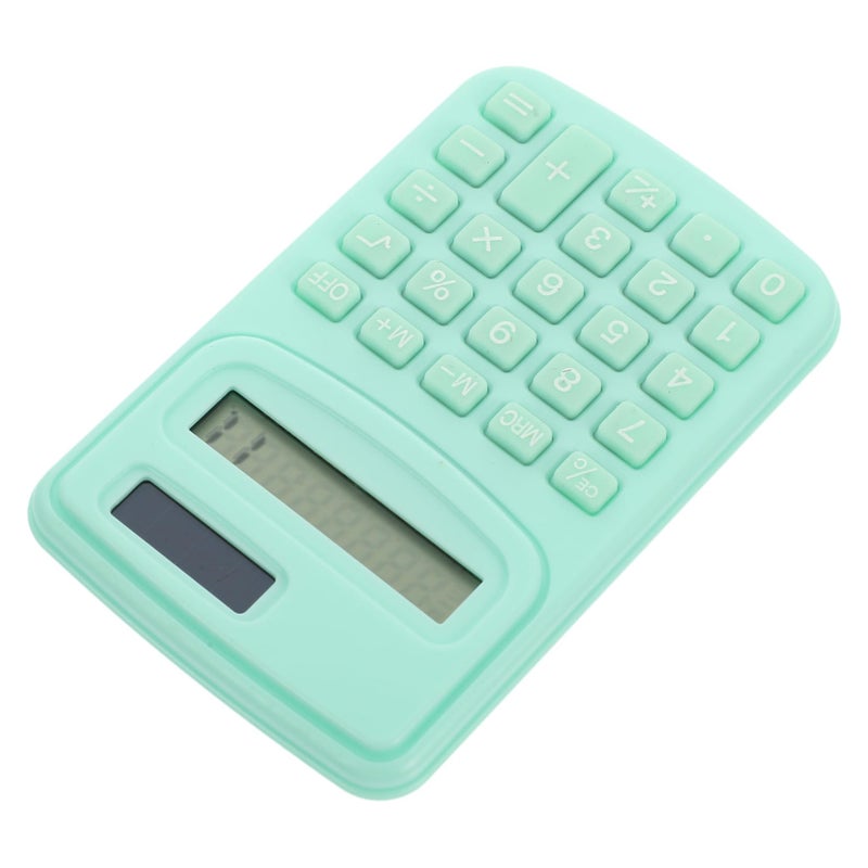 Mint Green Portable Calculator Lightweight Multi Function Math Device for Students Professionals - Image 2