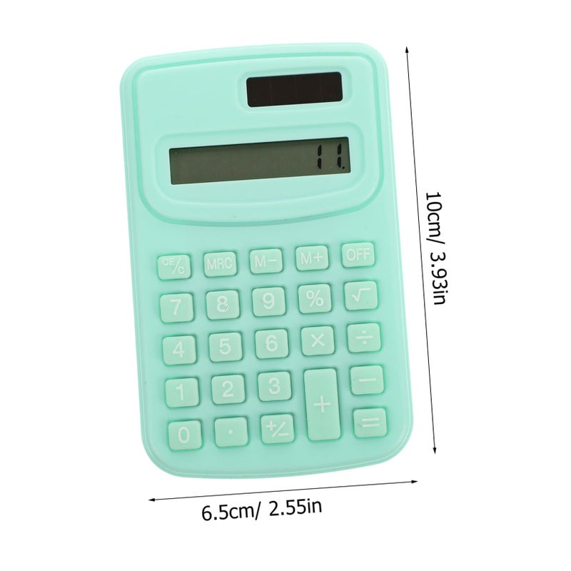 Mint Green Portable Calculator Lightweight Multi Function Math Device for Students Professionals - Image 3