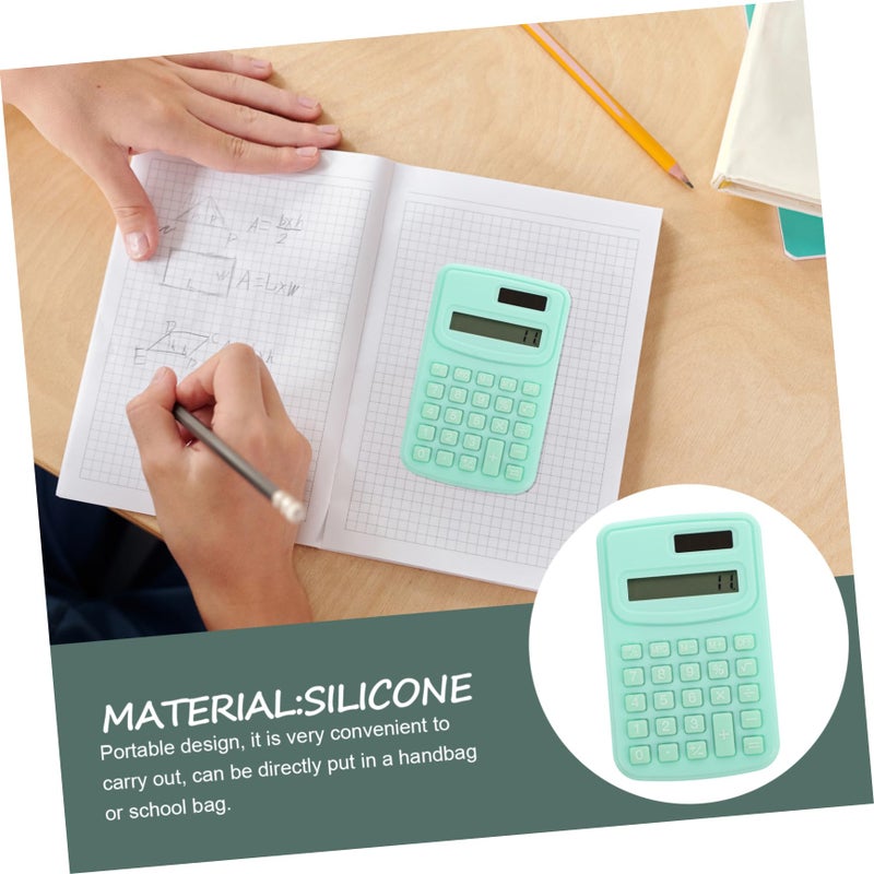 Mint Green Portable Calculator Lightweight Multi Function Math Device for Students Professionals - Image 5