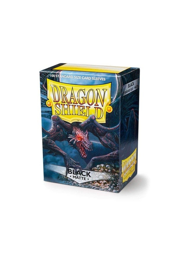 dragon shield 5 Packs Dragon Shield Matte Black Standard Size 100 ct Card Sleeves Value Bundle! - Image 4