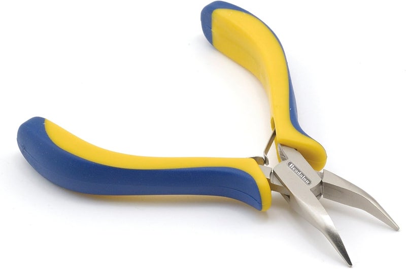 Beadalon Bent Chain Nose Pliers Ergo Style