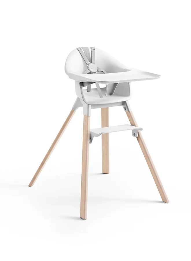 Stokke Stokke Clikk High Chair Bamboo Legs White