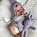 Anano Reborn Baby Dolls 18 Inch Real Life Baby Dolls Realistic Babys Doll Girl Vinyl ToySilicone Reborn Babys Doll Birthday Gift Newborn Girl Like Princess for Age 3Year Old Girls - Image 4