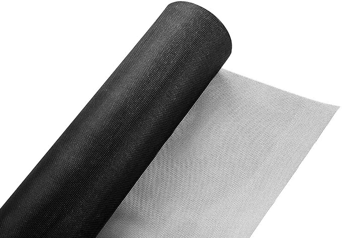 Premium Security Screen Mesh Window Screen AntiBacterial AntiVibration for Windows Doors Cabinets Furniture Black 4 x 5  - Image 4