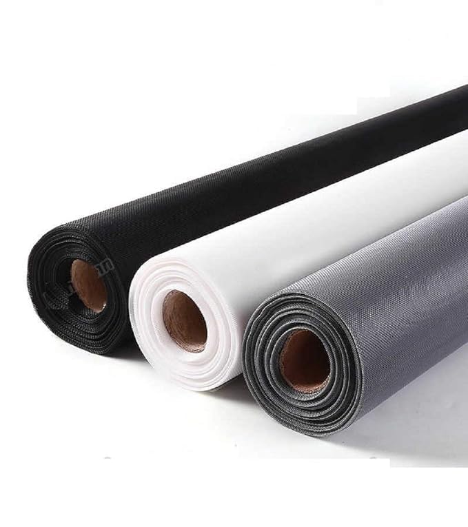Premium Security Screen Mesh Window Screen AntiBacterial AntiVibration for Windows Doors Cabinets Furniture Black 4 x 5  - Image 2