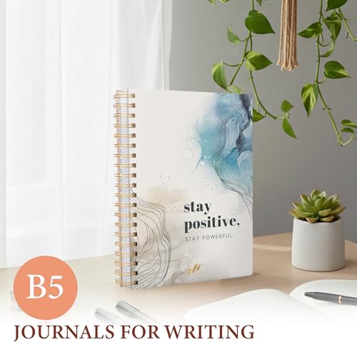 Only Zest Large Journals for Writing – 300 Page Spiral Bound Notebook with Hard Cover, Work Notebook for Women, Daily Writing, School, Office, Journaling, 10.25" X 7.25 Inches - Image 4