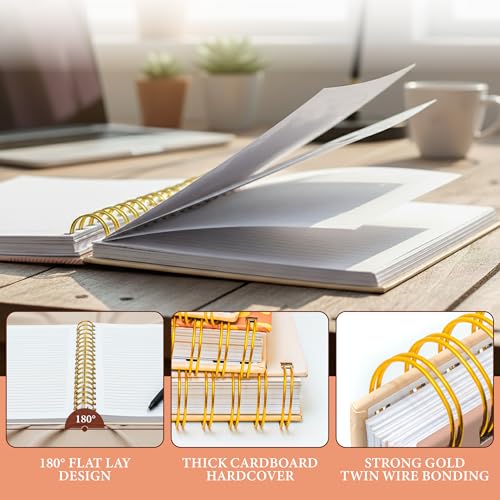Only Zest Large Journals for Writing – 300 Page Spiral Bound Notebook with Hard Cover, Work Notebook for Women, Daily Writing, School, Office, Journaling, 10.25" X 7.25 Inches - Image 3