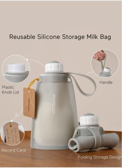 Momcozy Reusable Silicone Breast Milk Bags, For Breastfeeding Saver With Leakproof, Freezer Storing Pouches, BPA Free  - Image 4