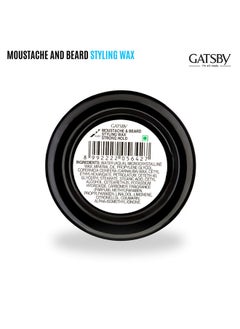GATSBY Moustache & Beard Styling Wax - Strong Hold 25Gm | Contains Natural Ingredients | Powered With Carnauba Wax For Day Long Hold | Non Sticky & Easy Wash Off | Strong Hold Beard Wax | Pack Of 2  - Image 3