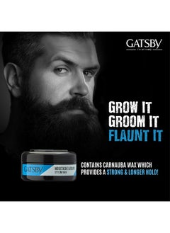 GATSBY Moustache & Beard Styling Wax - Strong Hold 25Gm | Contains Natural Ingredients | Powered With Carnauba Wax For Day Long Hold | Non Sticky & Easy Wash Off | Strong Hold Beard Wax | Pack Of 2  - Image 4