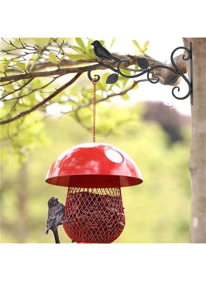 HOOKOR 2Pcs Hanging Basket Hooks Outdoor,12 Inch Plant Hooks for Hanging Baskets Wall-Mounted Gardening Bracket Hook for Bird Feeders, Wind Chimes, Flower Baskets, Lantern,Decorative Plants - Image 3